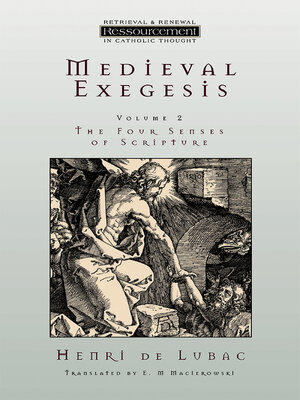 cover image of Medieval Exegesis Volume 2